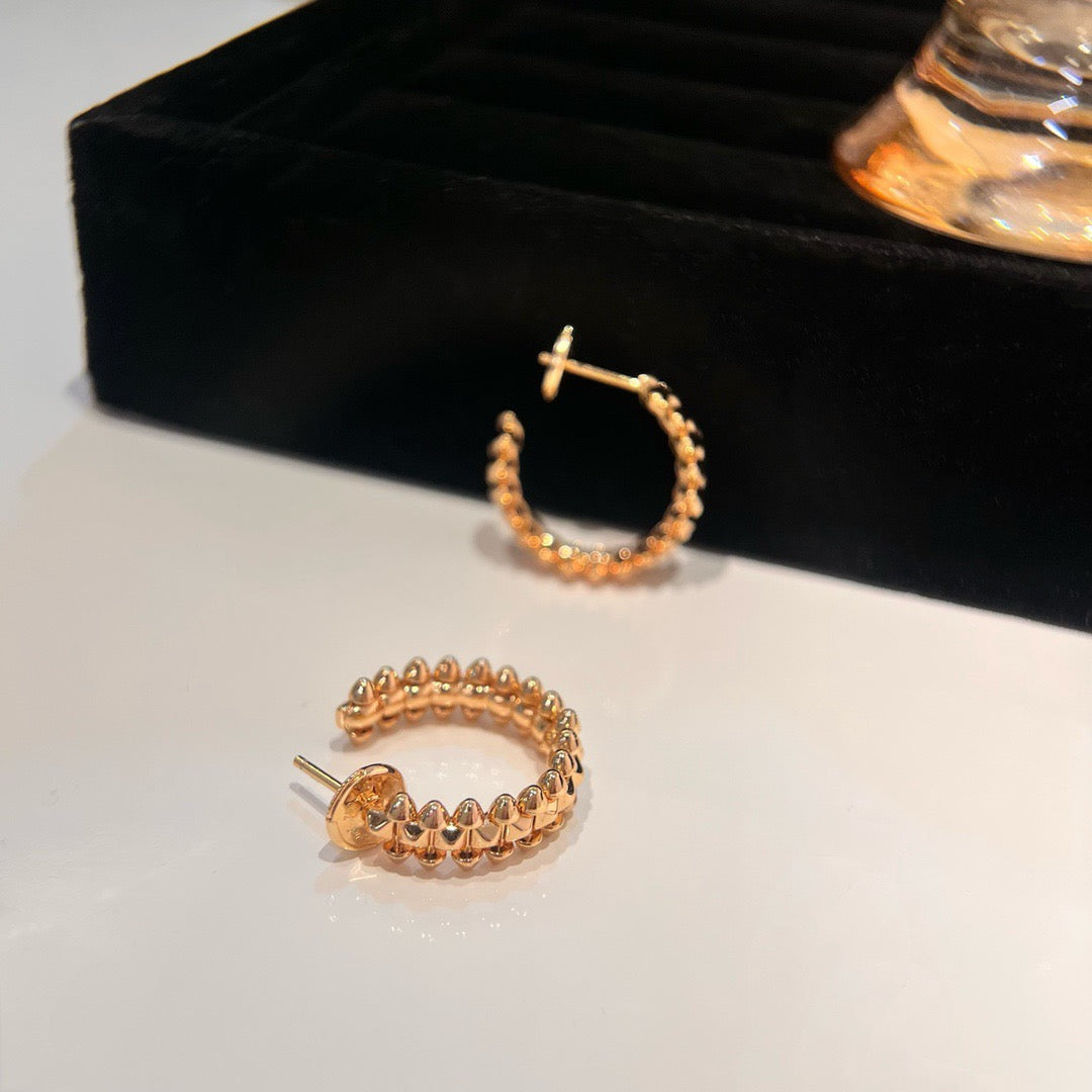 [Lucky Star]CLASH SMALL HOOP EARRINGS