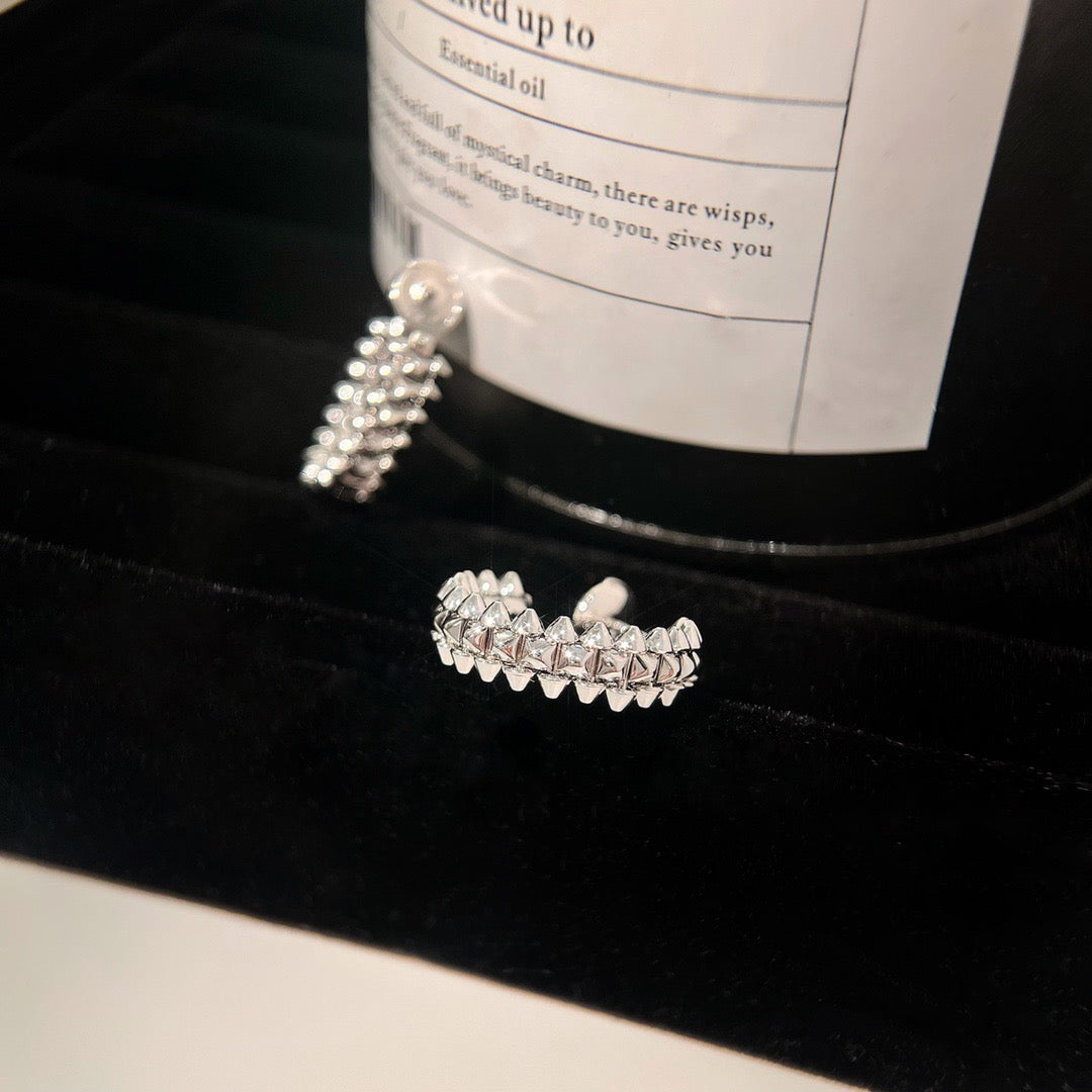 [Lucky Star]CLASH SMALL HOOP EARRINGS