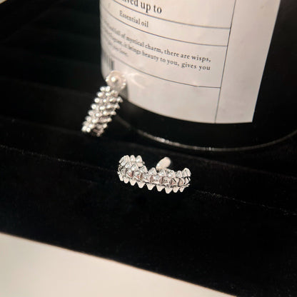 [Lucky Star]CLASH SMALL HOOP EARRINGS