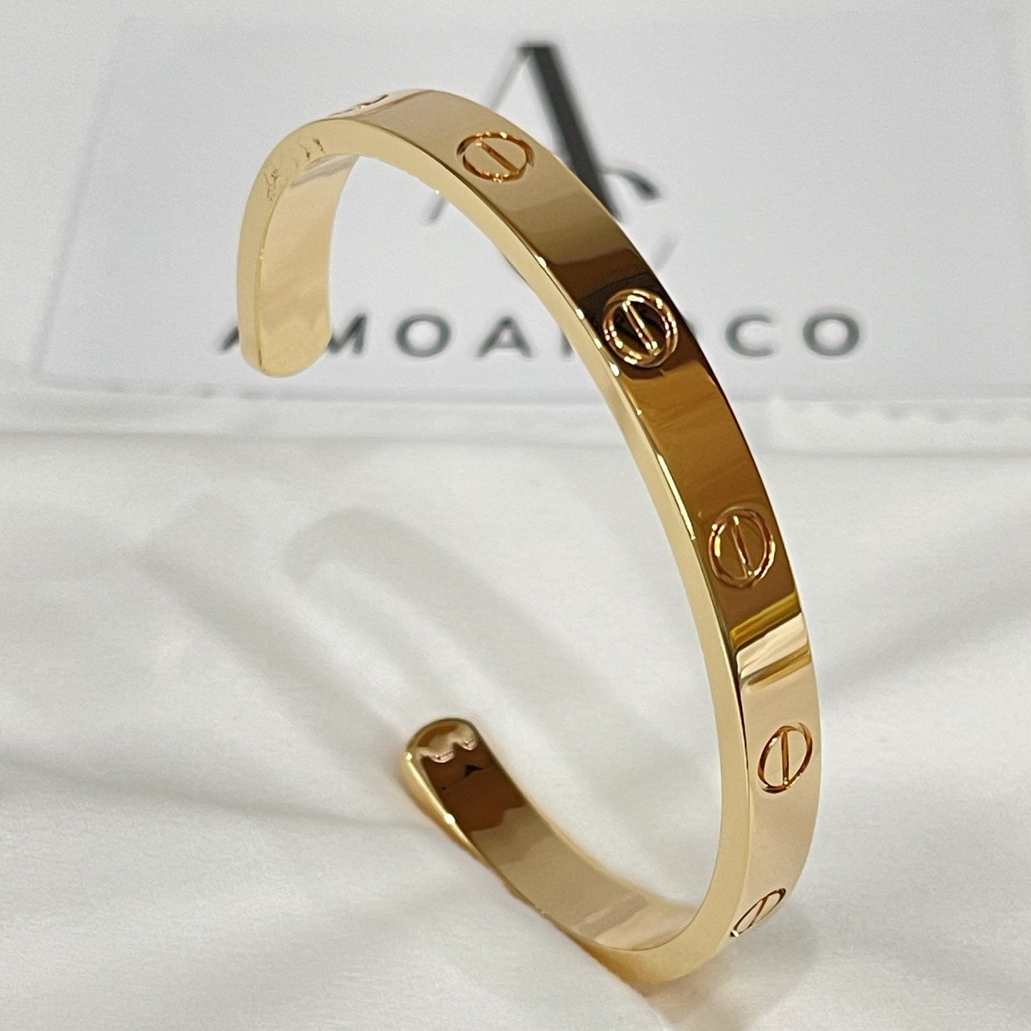 [Lucky Star]LOVE BRACELET 6.1MM OPEN CUFF