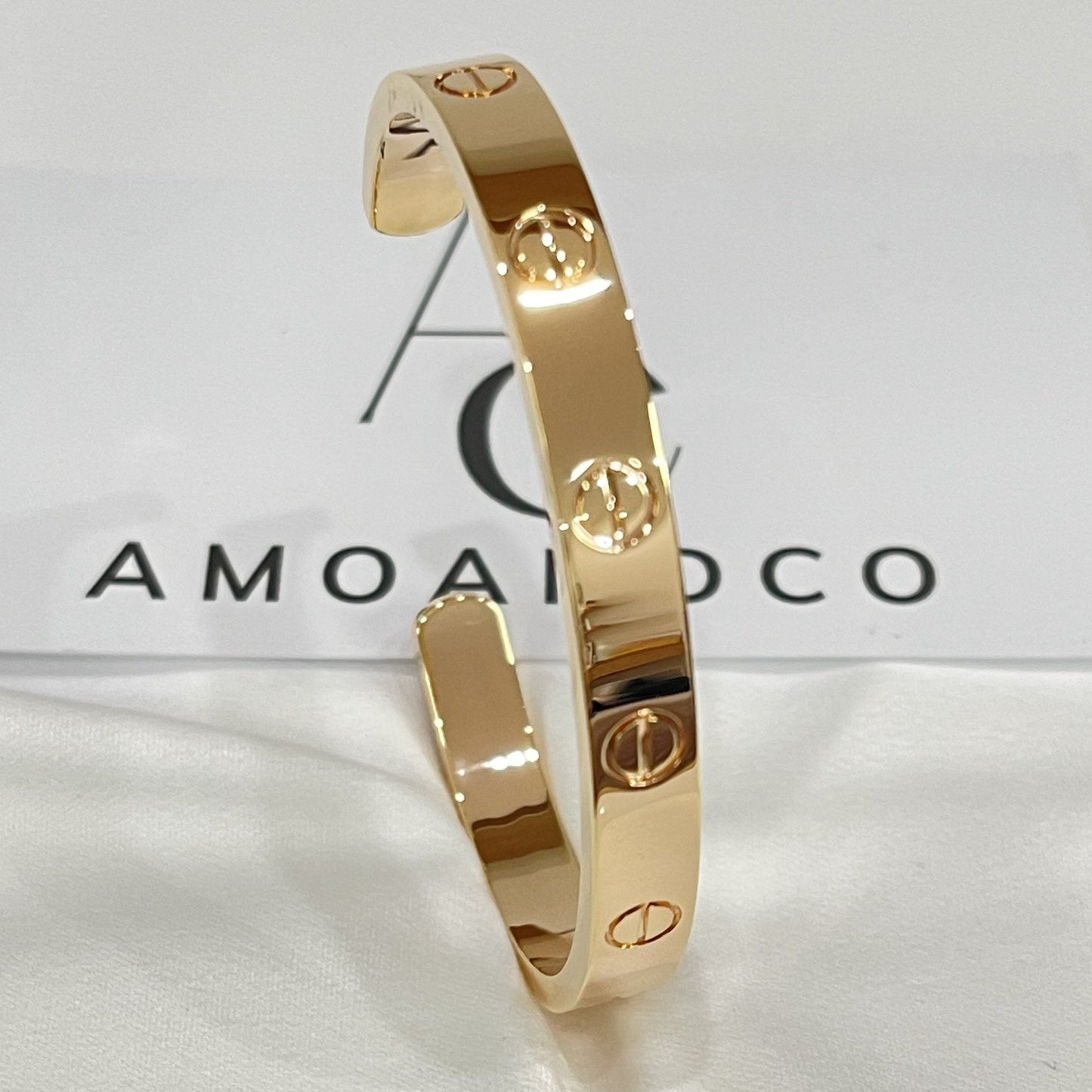 [Lucky Star]LOVE BRACELET 6.1MM OPEN CUFF