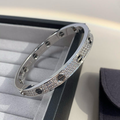 [Lucky Star]LOVE BRACELET 6.1MM DIAMOND-PAVED CERAMIC