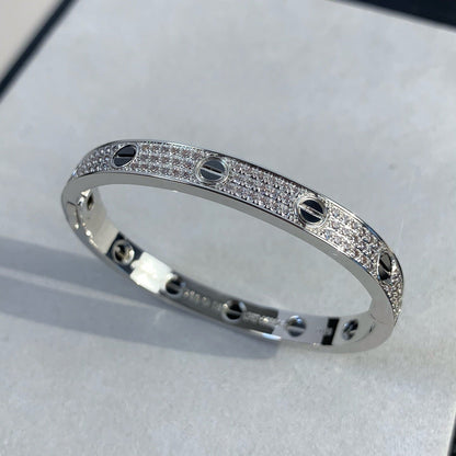 [Lucky Star]LOVE BRACELET 6.1MM DIAMOND-PAVED CERAMIC