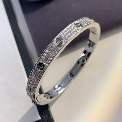 [Lucky Star]LOVE BRACELET 6.1MM DIAMOND-PAVED CERAMIC