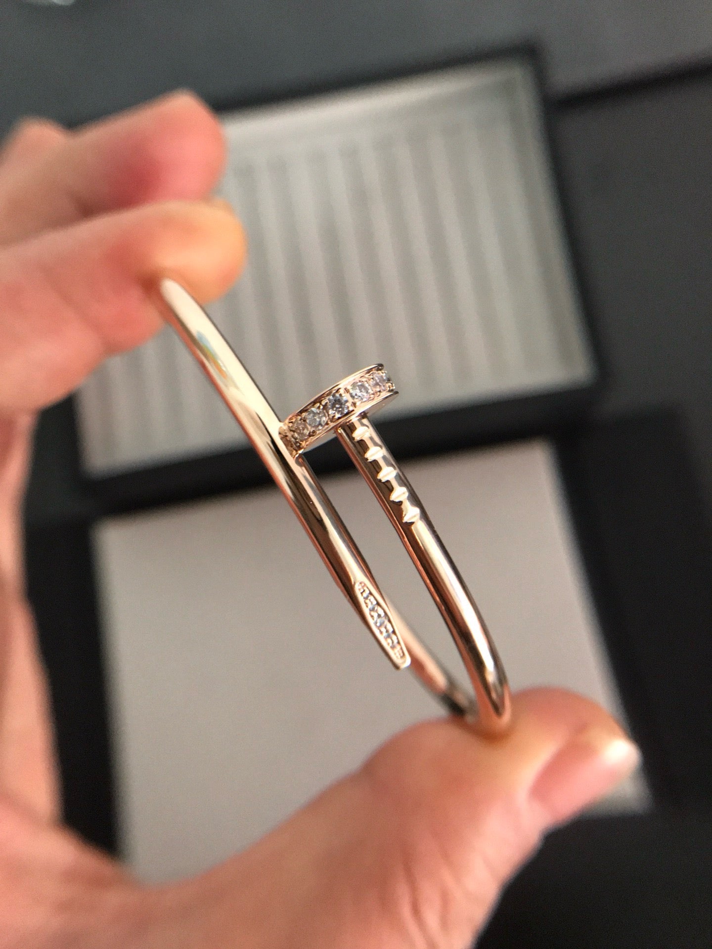 [Lucky Star]JUSTE BRACELET 3.5MM DIAMONDS
