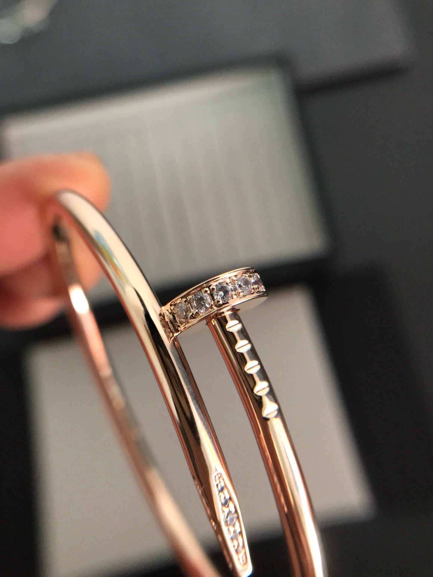 [Lucky Star]JUSTE BRACELET 3.5MM DIAMONDS