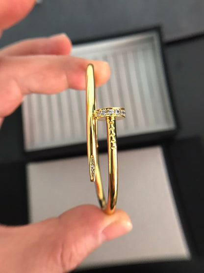 [Lucky Star]JUSTE BRACELET 3.5MM DIAMONDS