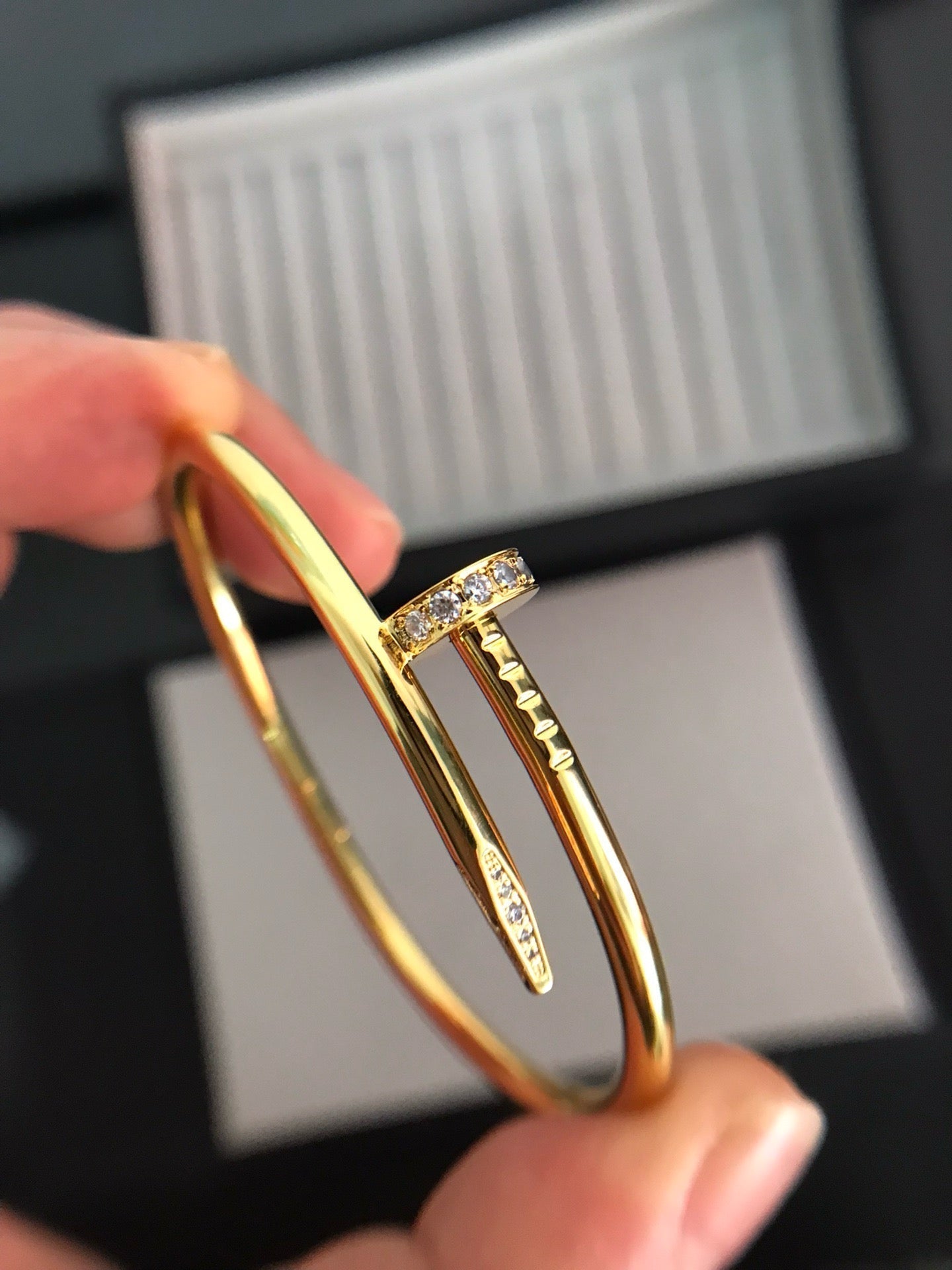 [Lucky Star]JUSTE BRACELET 3.5MM DIAMONDS