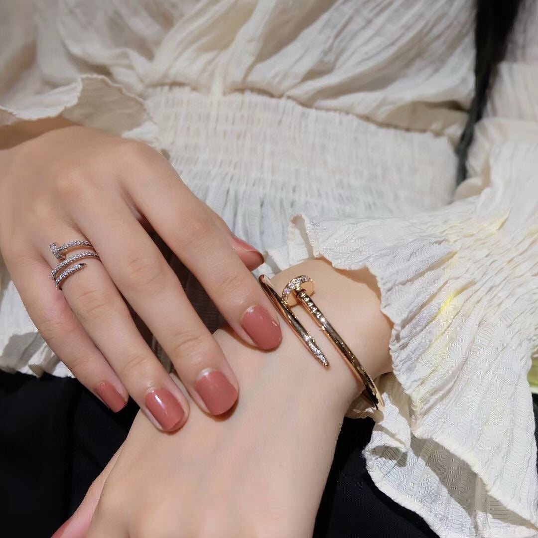 [Lucky Star]JUSTE BRACELET 3.5MM DIAMONDS