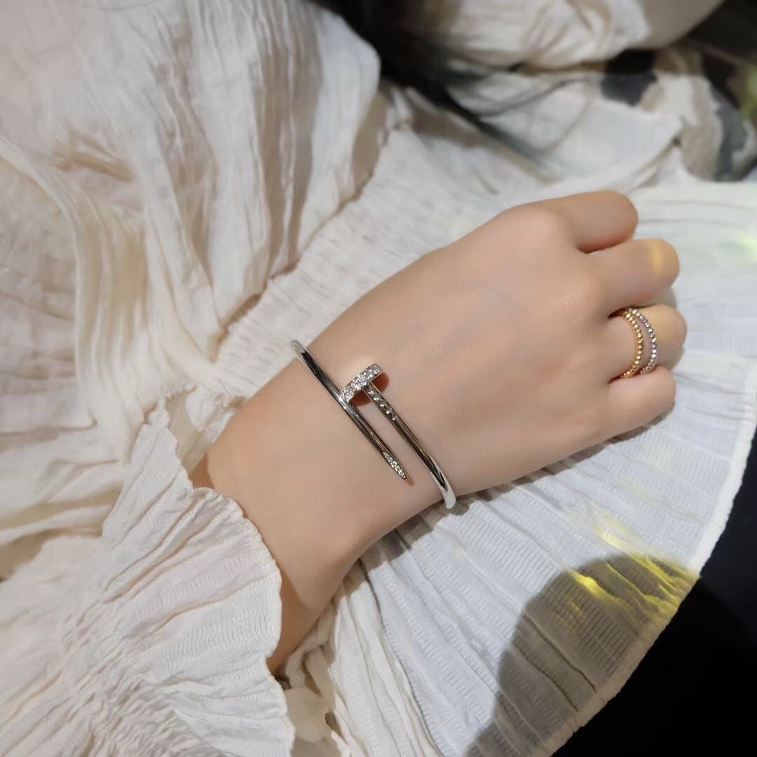 [Lucky Star]JUSTE BRACELET 3.5MM DIAMONDS