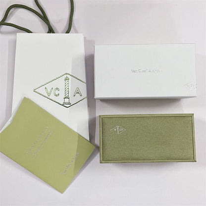 [Lucky Star]VA CLOVER BRACELET NECKLACE RING BOX GIFT BAG