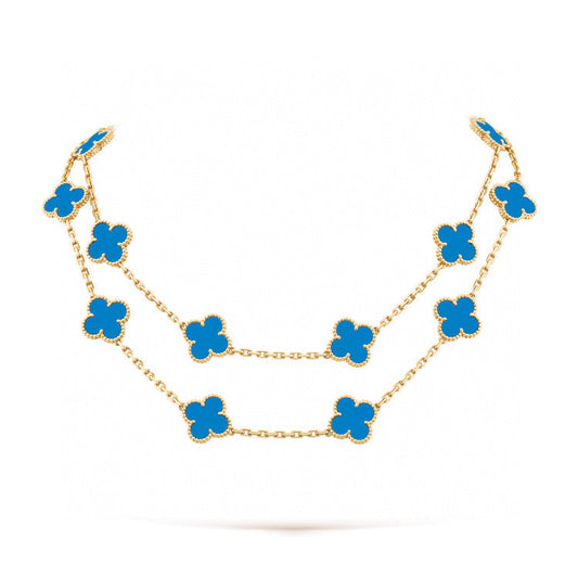 [Lucky Star]CLOVER 20 MOTIFS TURQUOISE GOLD