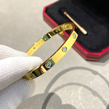 [Lucky Star]LOVE BRACELET 6.1MM 10 DIAMONDS