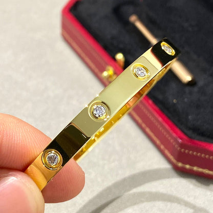 [Lucky Star]LOVE BRACELET 6.1MM 10 DIAMONDS