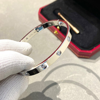 [Lucky Star]LOVE BRACELET 6.1MM 10 DIAMONDS
