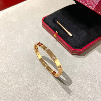 [Lucky Star]LOVE BRACELET 6.1MM 10 DIAMONDS