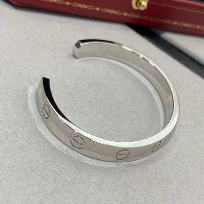 [Lucky Star]LOVE BRACELET 6.1MM 1 DIAMOND OPEN CUFF