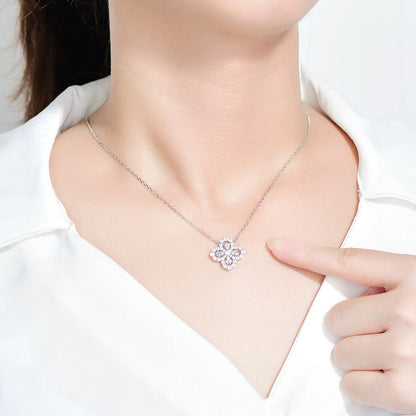 [Lucky Star]LOOP NECKLACE FULL MOTIF DIAMOND 16MM MULTIPLE COLORS