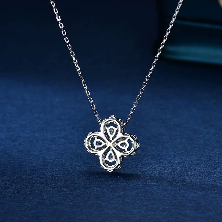 [Lucky Star]LOOP NECKLACE FULL MOTIF DIAMOND 16MM MULTIPLE COLORS
