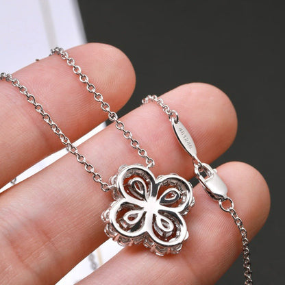 [Lucky Star]LOOP NECKLACE FULL MOTIF DIAMOND 16MM MULTIPLE COLORS
