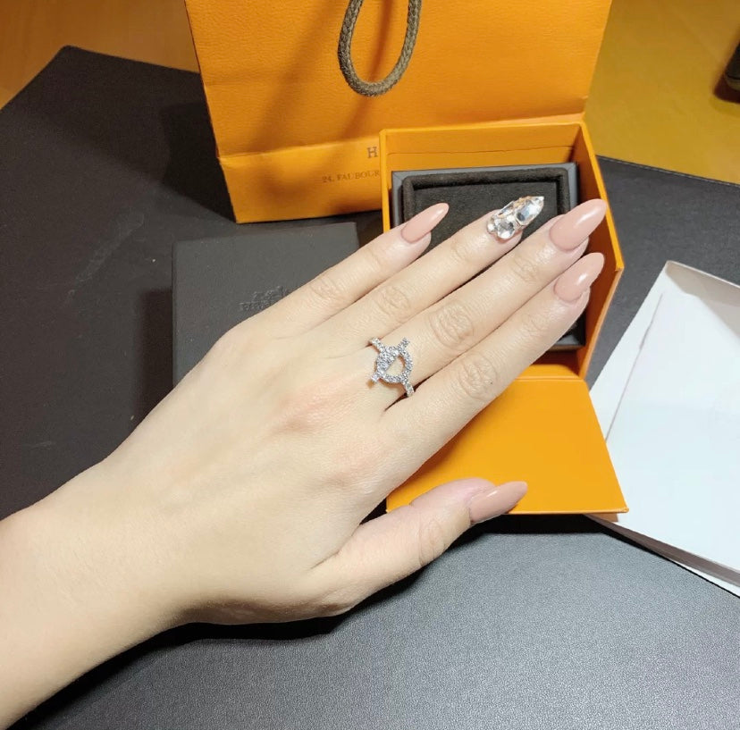 [Lucky Star]ECHAPPEE RING SILVER DIAMOND