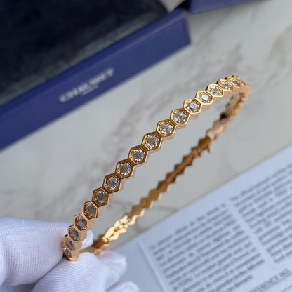 [Lucky Star]BEE LOVE GOLD BRACELET FULL DIAMOND