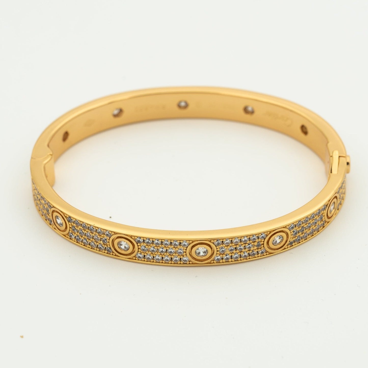 [Lucky Star]LOVE BRACELET 6.1MM DIAMOND-PAVED 10 BIG DIAMONDS