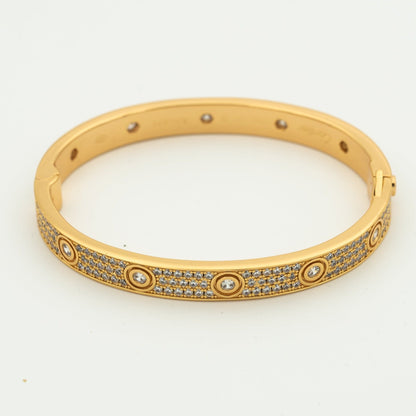 [Lucky Star]LOVE BRACELET 6.1MM DIAMOND-PAVED 10 BIG DIAMONDS