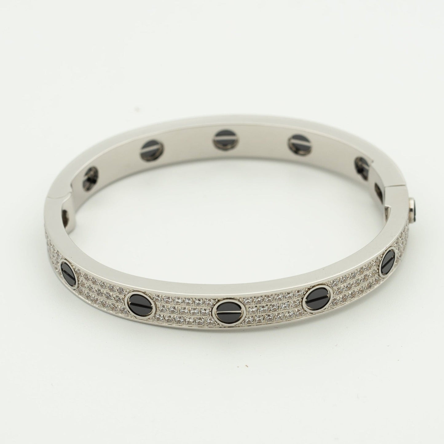 [Lucky Star]LOVE BRACELET 6.1MM DIAMOND-PAVED CERAMIC
