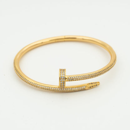 [Lucky Star]JUSTE BRACELET 3.5MM ALL DIAMONDS