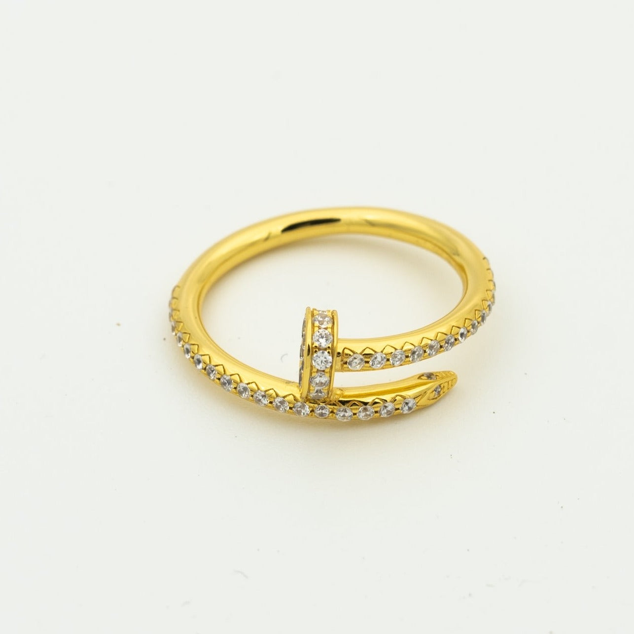 [Lucky Star]JUSTE RING 1.8MM GOLD DIAMONDS