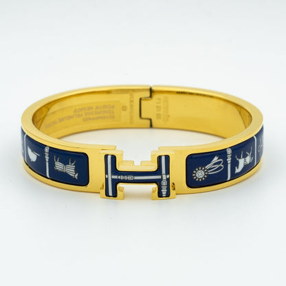 [Lucky Star]H BRACELET BLUE CERAMIC