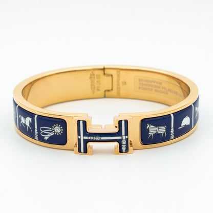 [Lucky Star]H BRACELET BLUE CERAMIC