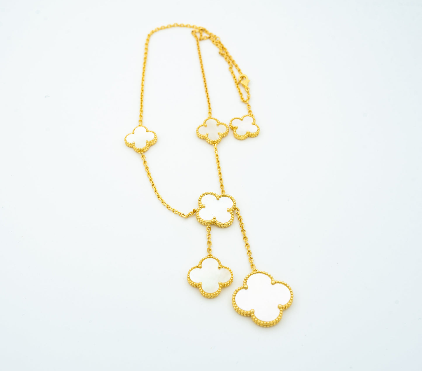 [Lucky Star]CLOVER MOTHER OF PEARL NECKLACE 6 MOTIF