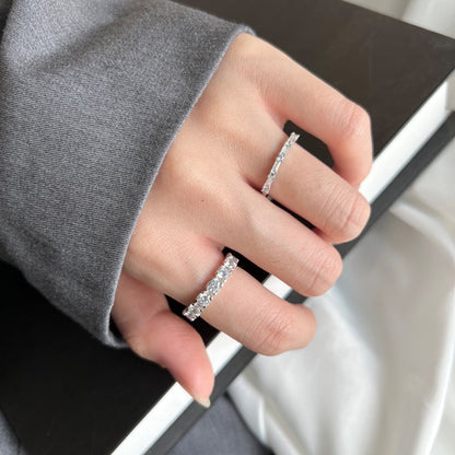 [Lucky Star]Eternity Round Cut Tennis Ring