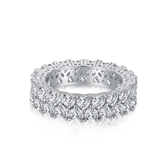 [Lucky Star]Sparkling Full Heart Ring