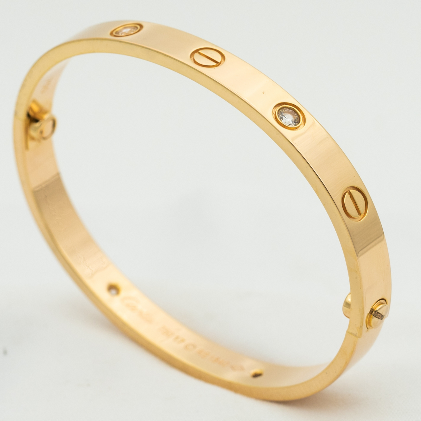[Lucky Star]LOVE BRACELET 6.1MM 4 DIAMONDS