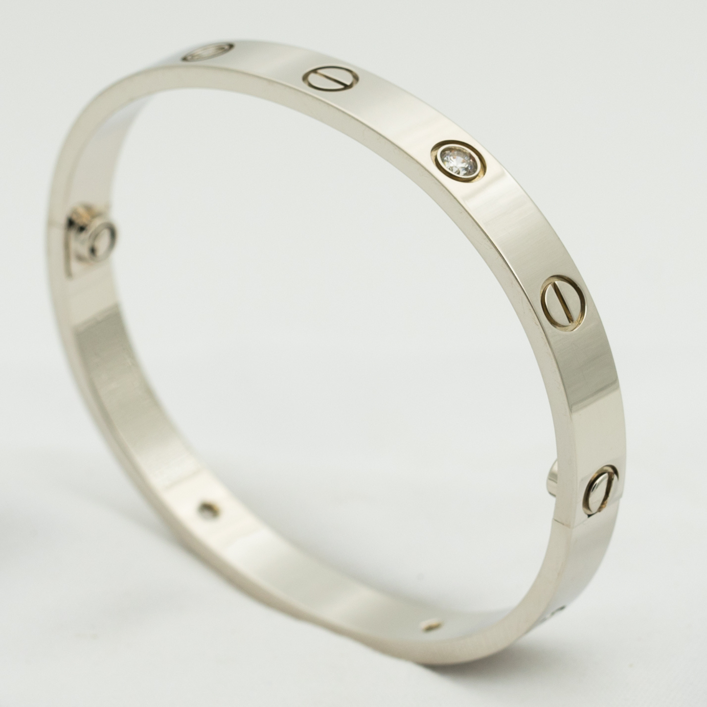 [Lucky Star]LOVE BRACELET 6.1MM 4 DIAMONDS