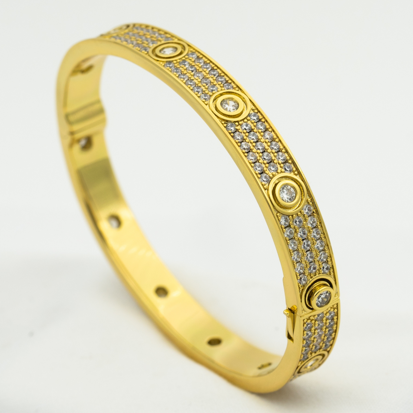 [Lucky Star]LOVE BRACELET 6.1MM DIAMOND-PAVED 10 BIG DIAMONDS