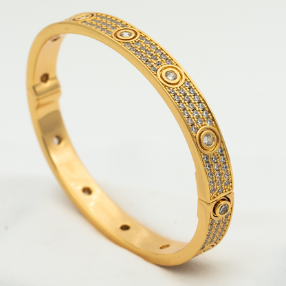 [Lucky Star]LOVE BRACELET 6.1MM DIAMOND-PAVED 10 BIG DIAMONDS