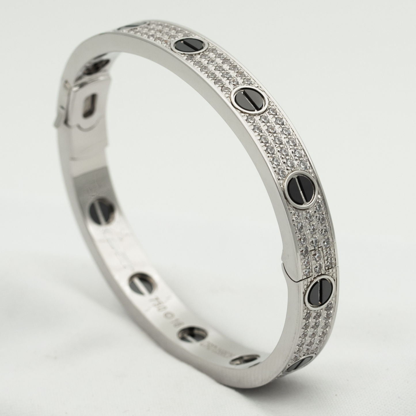 [Lucky Star]LOVE BRACELET 6.1MM DIAMOND-PAVED CERAMIC