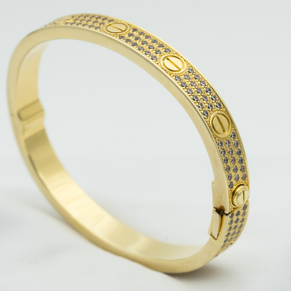 [Lucky Star]LOVE BRACELET 6.1MM DIAMOND-PAVED