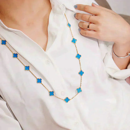 [Lucky Star]CLOVER 20 MOTIFS TURQUOISE GOLD