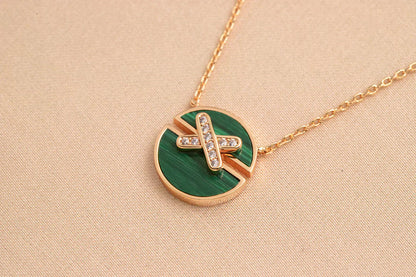 [Lucky Star]JEUX DE ROSE GOLD DIAMOND NECKLACE