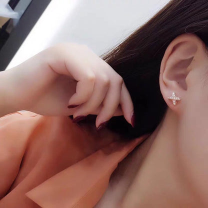 [Lucky Star]JEUX DE GOLD DIAMOND EARRINGS