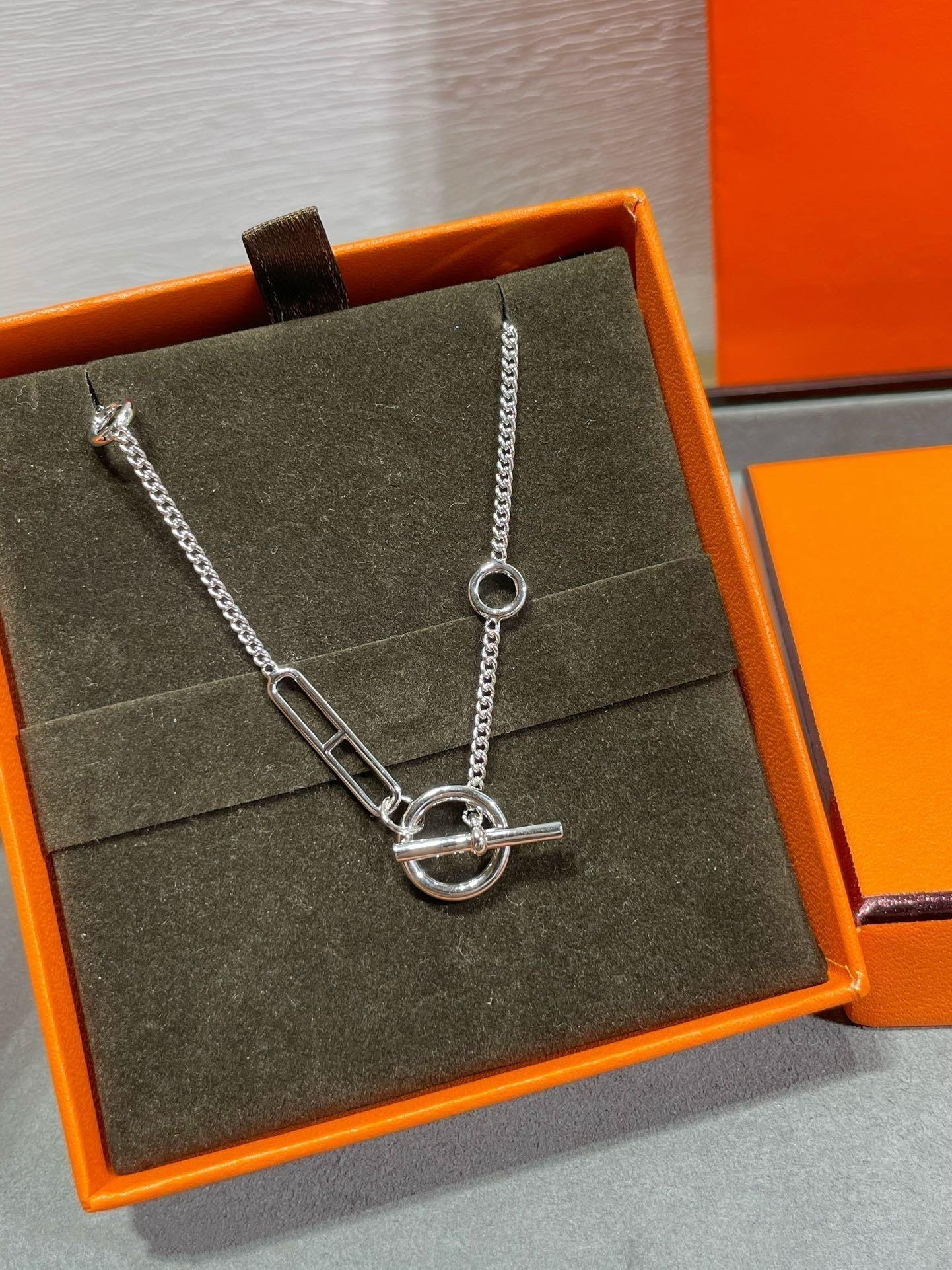 [Lucky Star]HM STERLING CHAINE D'ANCRE HEART