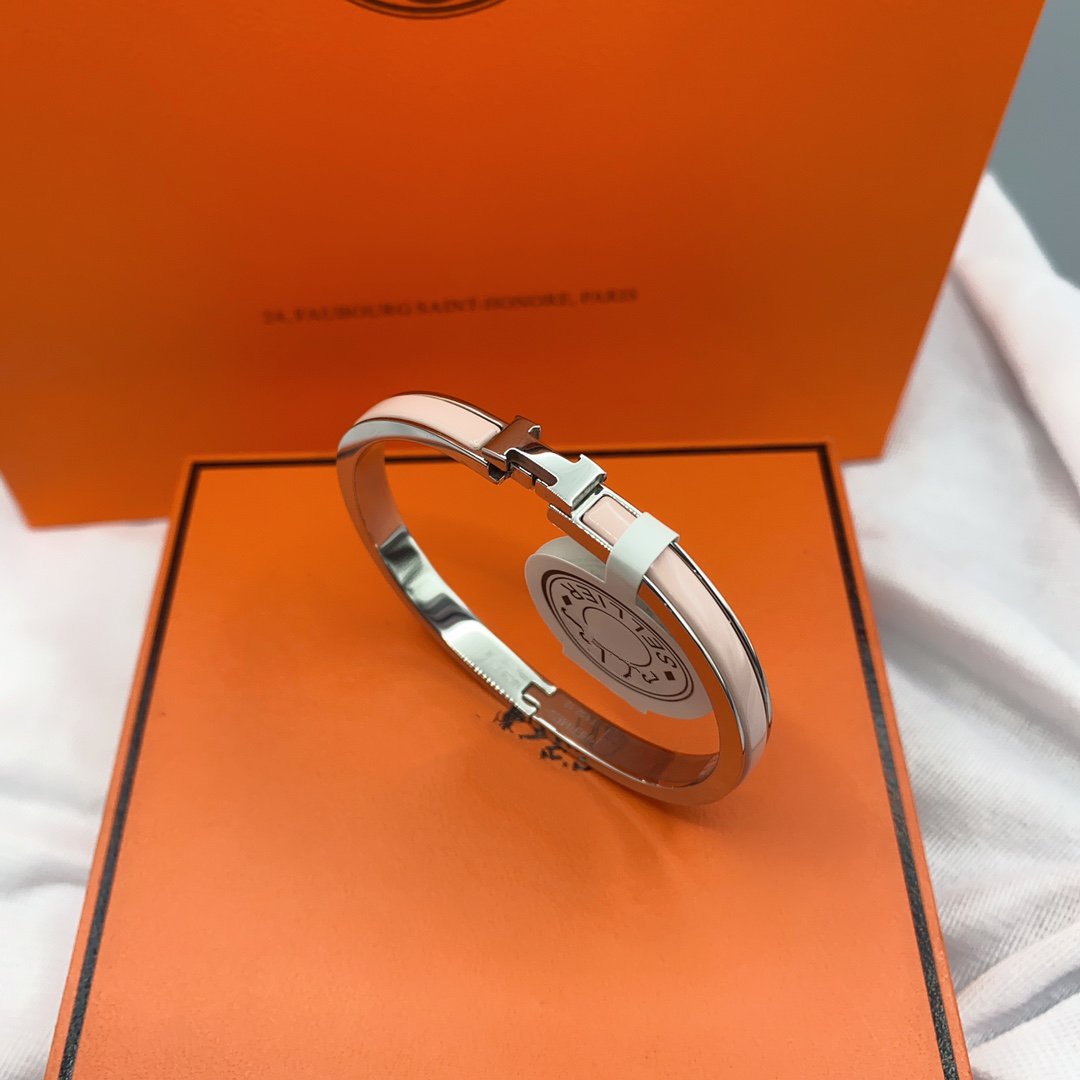 [Lucky Star]CLASSIC HM CLIC  PINK 8MM ENAMEL BRACELET