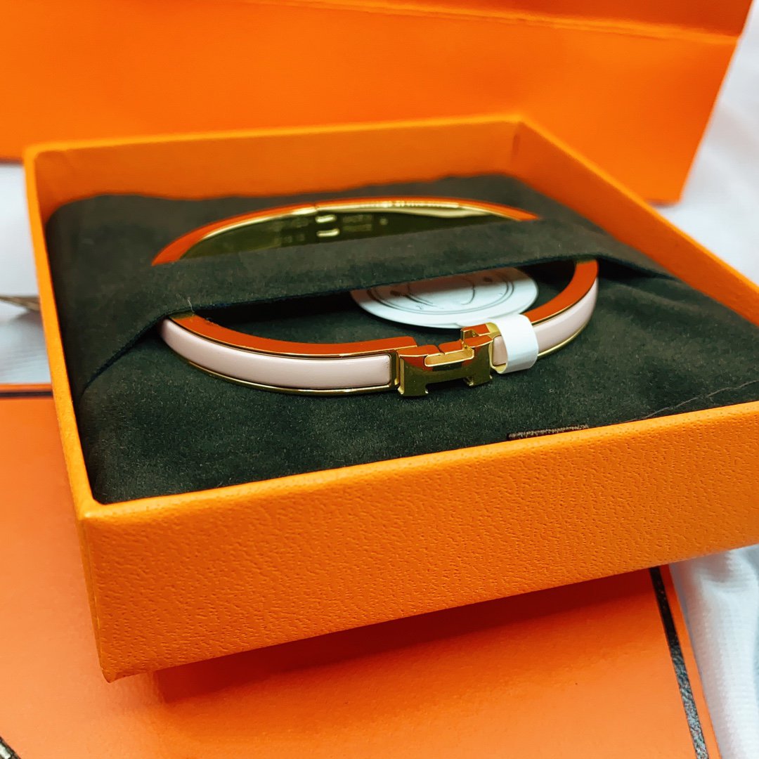 [Lucky Star]CLASSIC HM CLIC  PINK 8MM ENAMEL BRACELET
