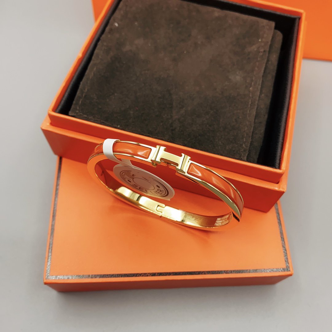 [Lucky Star]CLASSIC HM CLIC RED 8MM ENAMEL BRACELET