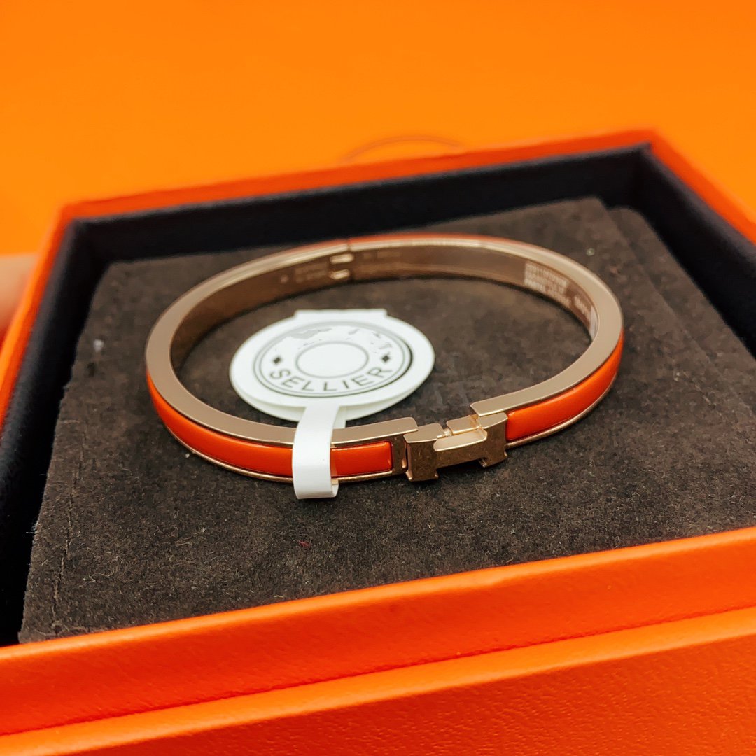 [Lucky Star]CLASSIC HM CLIC RED 8MM ENAMEL BRACELET